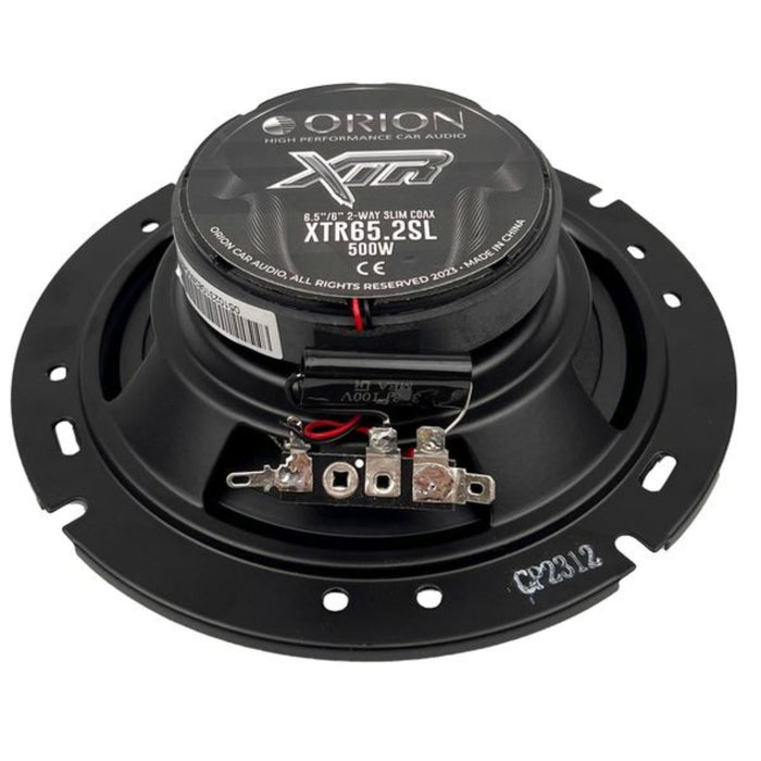 60 Watts RMS | 240 Watts MAX 6.5" 2-Way Coaxial Shallow Speakers XTR Series PAIR