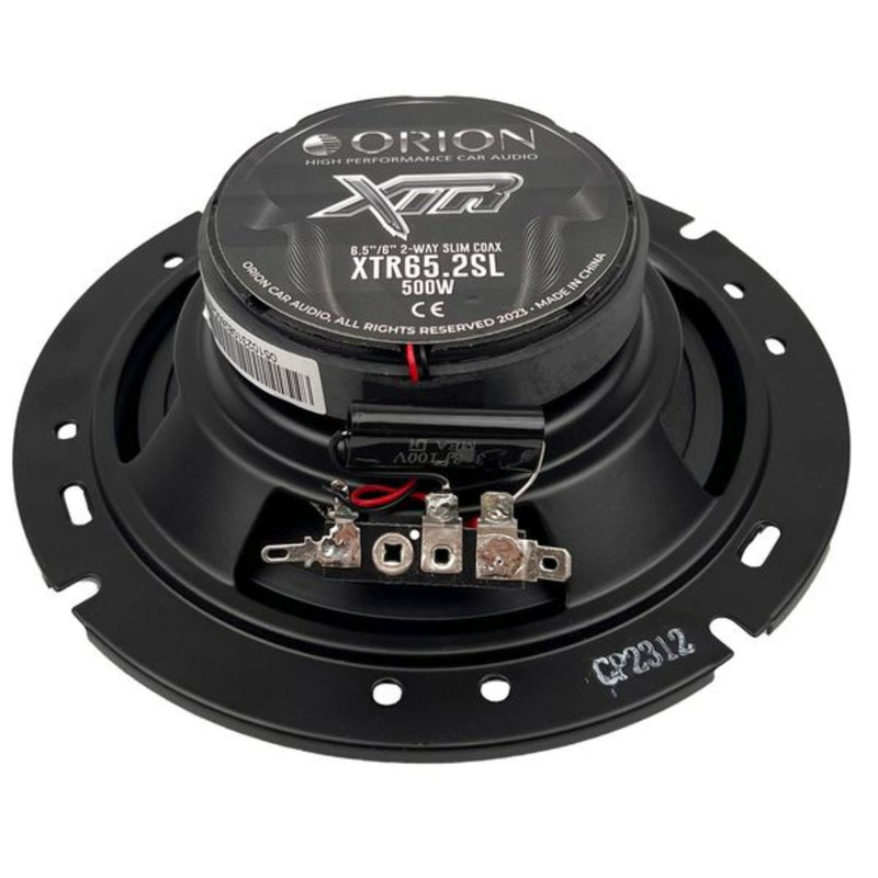 Pair of 6.5 inch 60 Watts RMS 2-Way Coaxial Shallow Speakers XTR Series