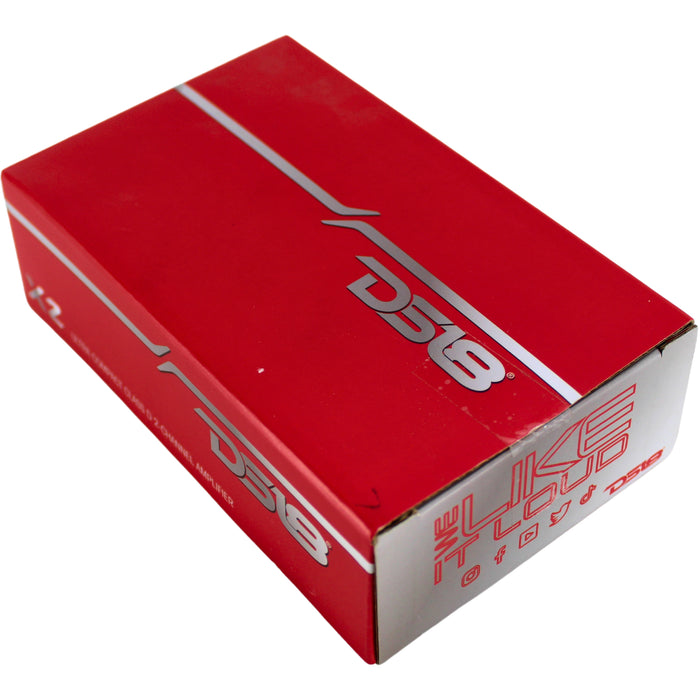 DS18 2 Channel 1140W Peak Power Ultra Compact Class D Amplifier X2 OPEN BOX 8610