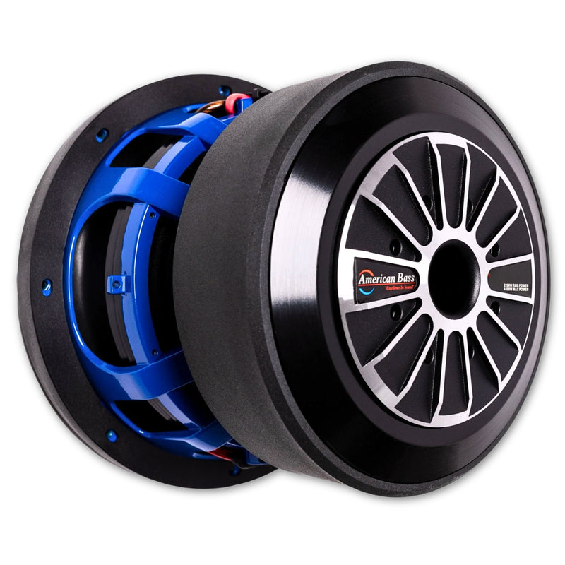 American Bass HD Velocity Series 10" 1-Ohm 2200W RMS Triple Magnet Subwoofer