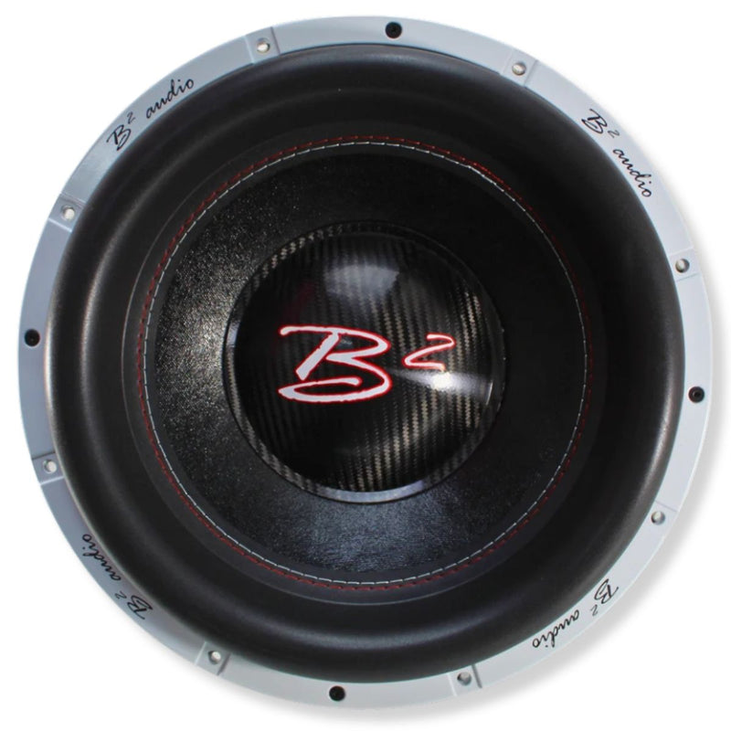 B2 Audio RAGE15-D2-V3 15" 2000W RMS Subwoofer with RAGE 2300.2 Amp