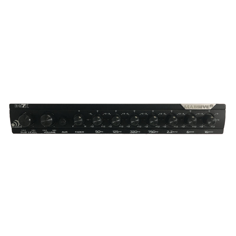 Massive Audio 8V Line Equalizer Drive 7 Band Graphic EQ7X