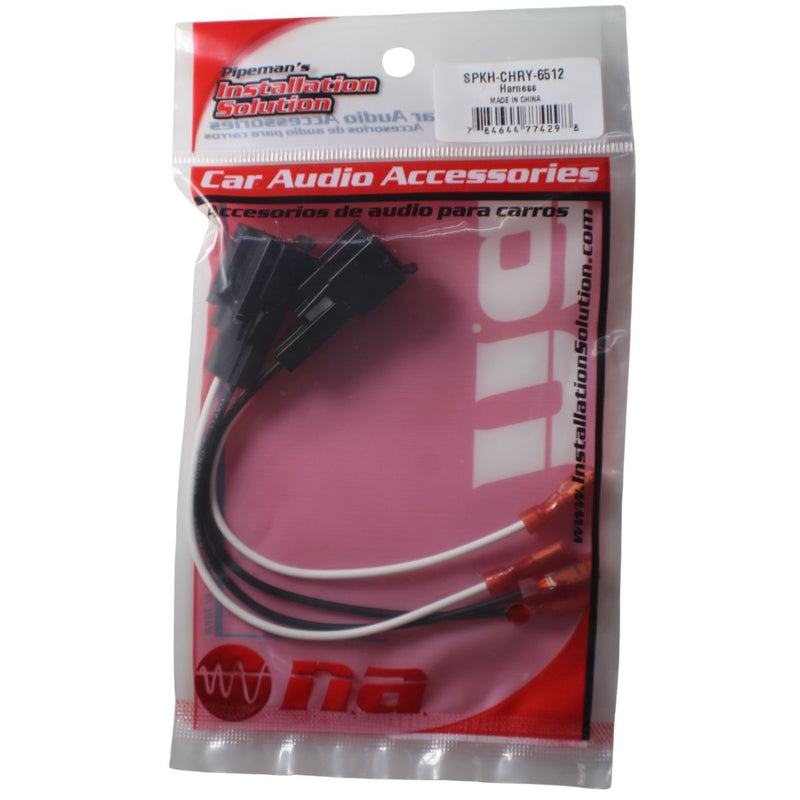 Pipeman SPKH-CHRY-6512 Speaker Harness Adapter Plug & Play Pair For Chrysler