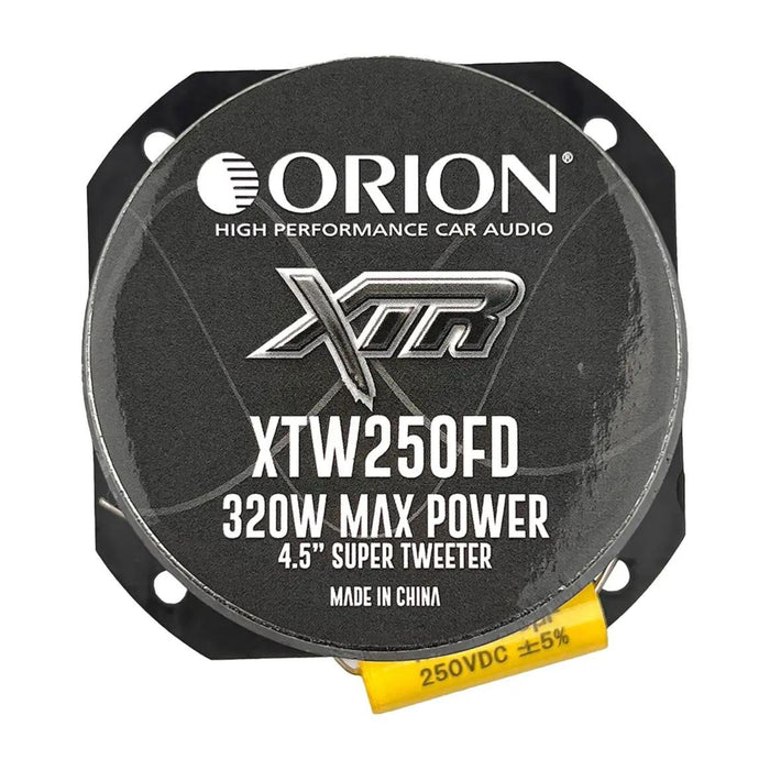 4.5" 4-Ohm 80 Watt RMS Bullet Super Tweeter Orion Car Audio XTR Pro XTW250FD