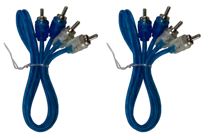 Metra 2 x 18" 2 channel RCA Cable Shielded Flexible Male-to-Male R2RCA18IN