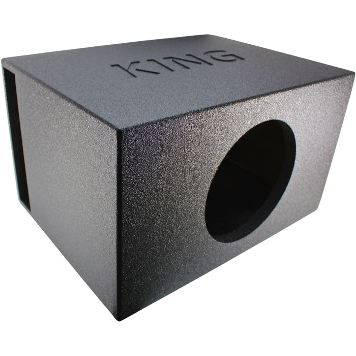 Single 10" SPL Style Side Ported Sprayed Finish Universal King Box | AK-10VLS