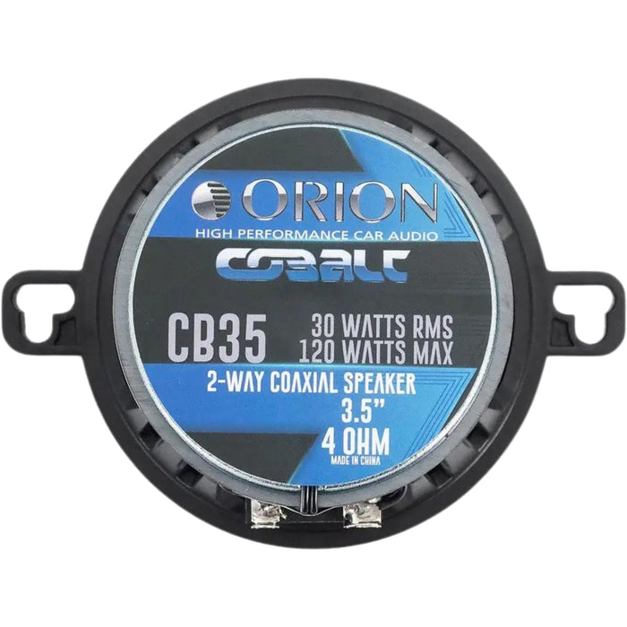 3.5" 30W RMS | 120W Peak 4-Ohm 2-Way Coaxial Speakers ORION COBALT Series / CB35