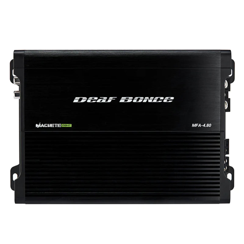 Deaf Bonce 4 Channel 120 Watt RMS 2 Ohm Class D Machete Fight Amplifier MFA-4.80
