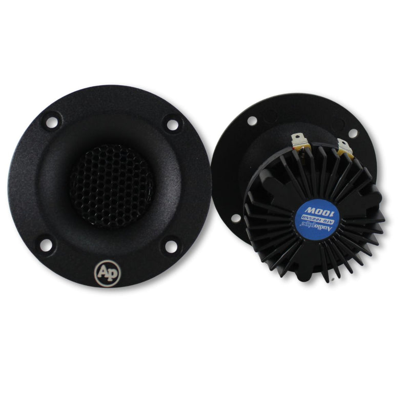 1" Voice 8 Ohm Coil 50 Watt RMS Neodymium Titanium Super Tweeter Pair ATQ-1225ND