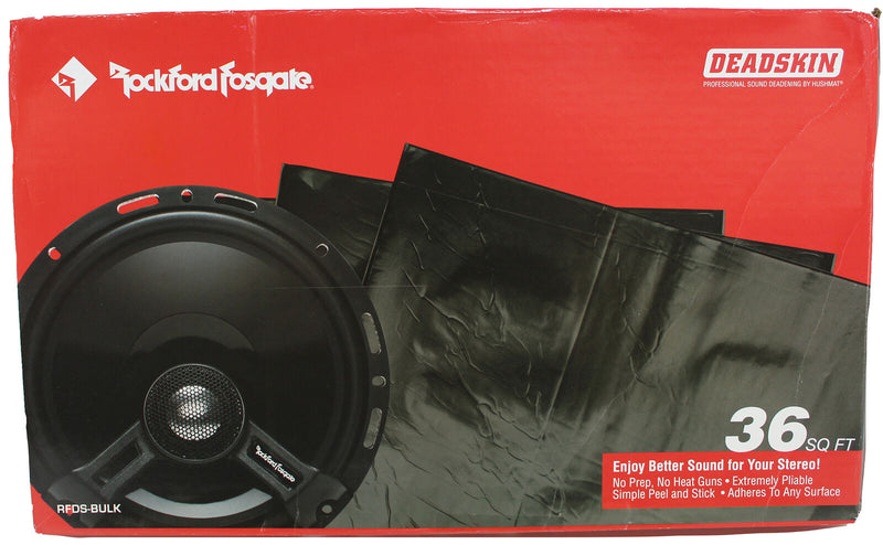Rockford Fosgate 36 SQ FT Deadskin Sound Deadening Bulk Kit RFDS-BULK