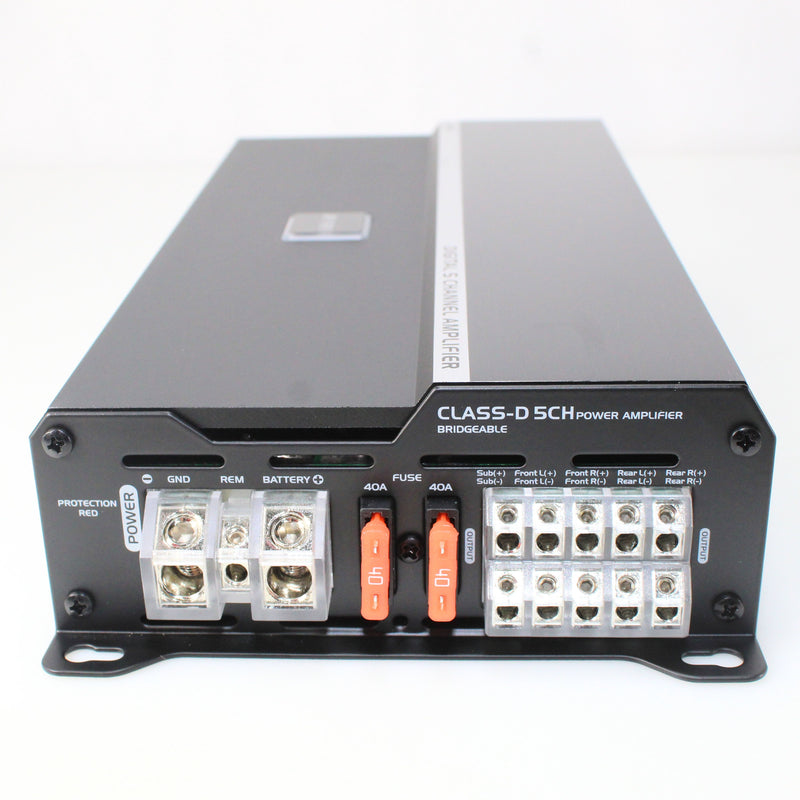 Jensen 5-Channel 815 Watts Class D RGB Amplifier w/ Bluetooth App Control