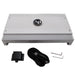 APSR-6185GS | 3000W 6-Channel Marine Amplifier for Boats & Powersports view of all included items from top down angle