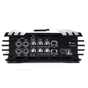 American Bass VFL HYBRID-150.4 4-Channel Amplifier 150W outputs and controls side view