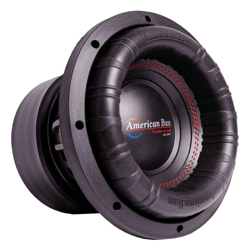 front side view of American Bass XFL 10" 1500W RMS Dual 4 Ohm Car Subwoofer
