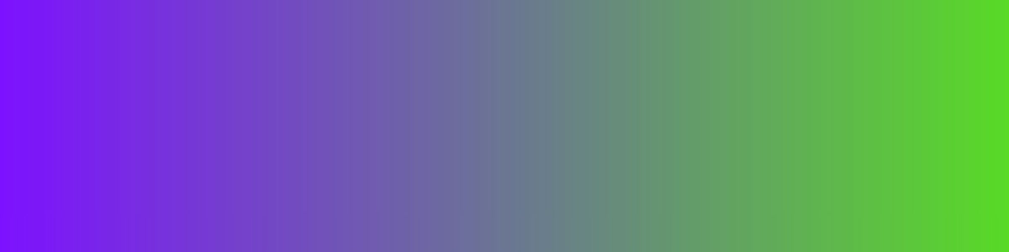 Audio Ace Background Medium Purple and Lime green Diagonal Gradient. Logo in top Left corner.