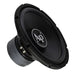 Front view of the Audiopipe 12-inch subwoofer with durable polypropylene cone and foam surround.