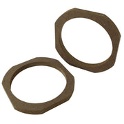 Customize your car audio setup with 6.5" MDF speaker rings. Trim to fit horns or speakers—easy install, durable build, and enhanced sound clarity.
