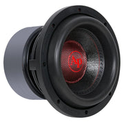 front side view of Audiopipe 8" 500W RMS 4-Ohm Subwoofer TXX-BDC-IV-8-S4
