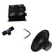 Audiopipe 12" 600W RMS subwoofer and amplifier combo kit including subwoofer, amp, and accessories.