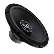 Front view of Audiopipe TS-PP2-15 15" subwoofer showing cone, dust cap, and rubber surround.