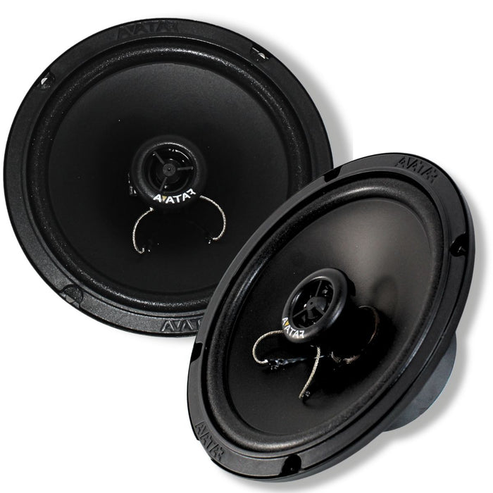 front fiew of Avatar XBR-613 | 6.5" Coaxial Car Speakers 50W RMS / 100W Peak