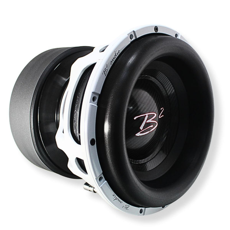 Front facing view of B2-RAMPAGE12-ELITE-D1 12" Dual 1-Ohm 5000W RMS Subwoofer-SPL Builds