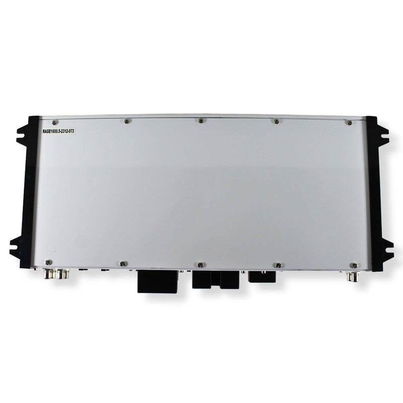 bottom view of of B2 Audio RAGE 5-Channel 1.6K | 1600W 4-Ohm Class D Amplifier