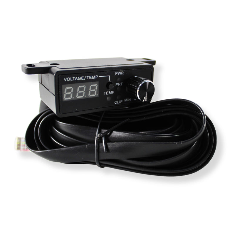 view of B2 Audio RAGE 5-Channel 1.6K | 1600W 4-Ohm Class D Amplifier knob