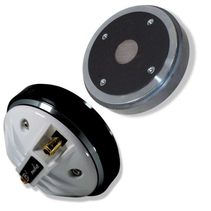 front and back side view of B2 RAGECDR-44 1.75" Bolt-On Compression Driver Pair | 200W RMS