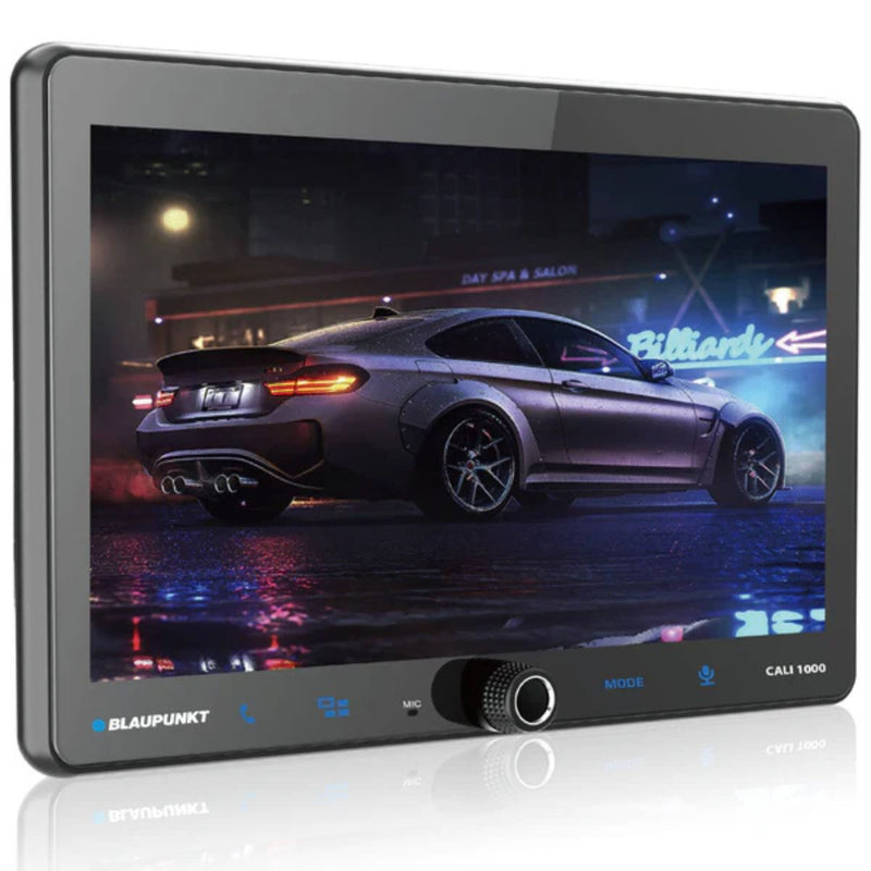 Upgrade your ride with the Blaupunkt Cali 1000 10.1" Floating Touchscreen Stereo. Wireless CarPlay, Android Auto, and DSP sound. Radio Display View