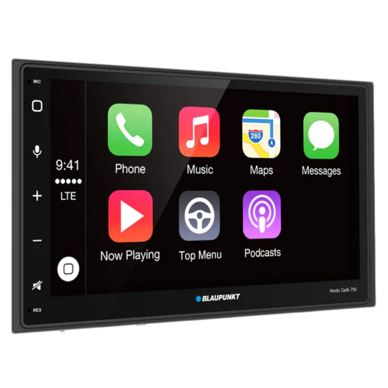 Upgrade your ride with the Blaupunkt Monte Carlo 750. 7" Double DIN Wireless CarPlay/Android Auto Radio. Radio Screen View