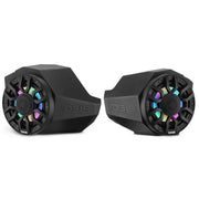 Upgrade your Can-Am X3 with DS18 kick panel pods, 6.5" 150W RMS speakers, digital LED lights, OEM fit, weather resistant and easy install. Speaker Pair Image
