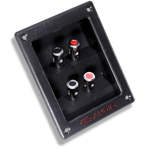 Front side view of DD Audio TCUP-DVC Dual Terminal Subwoofer Terminal Cup.