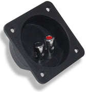 side front view of DD Audio TCUP-SVC Single Terminal Subwoofer Terminal Cup.