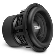 Get powerful bass with the DS18 CARBON12.2D 12" subwoofer, featuring 3500W RMS, dual 2-ohm voice coils, and a carbon-fiber cone. Subwoofer Side View