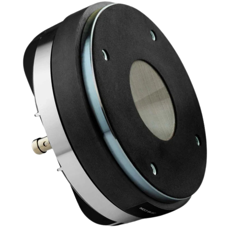 View of DS18 PRO-D1 2" Titanium Compression Driver 640 Watt RMS 8-Ohm  from front side angle view.