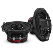 front and side view of DS18 S40 | 4" 2-Way Coaxial Speakers 40W RMS 4-Ohm Pair