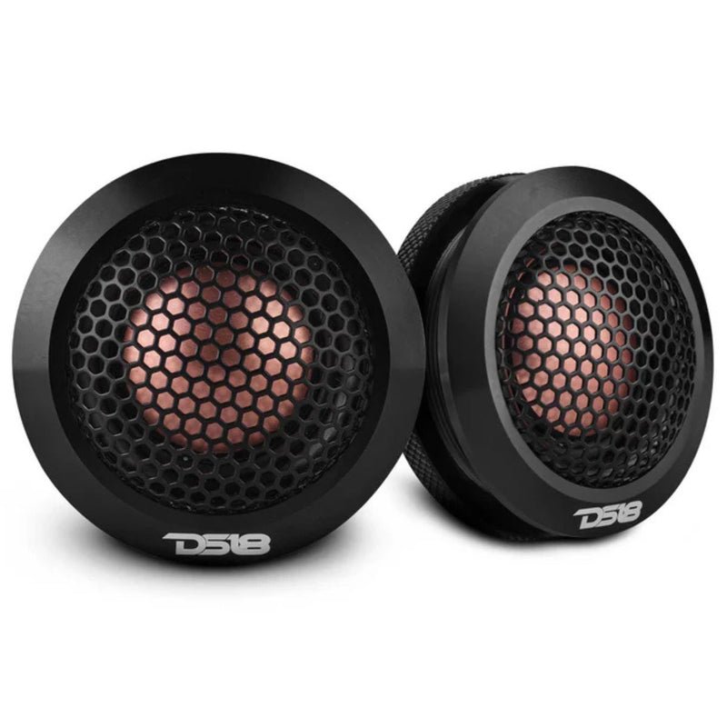 View of front of DXQTTI | Pair of 2.2" Titanium Dome Car Audio Tweeters 30W RMS DS18