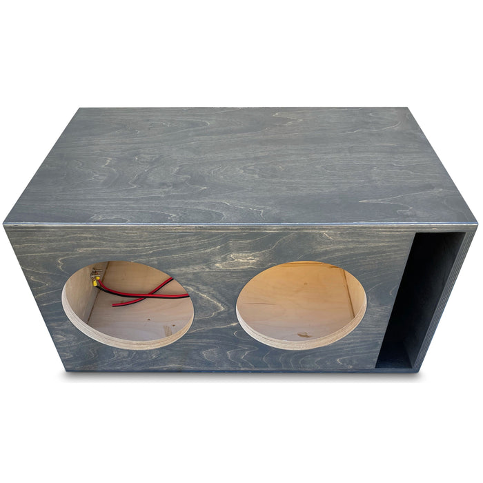 Dual Universal Birch 10" Ported Subwoofer Box 1" Baffle Tuned To 33Hz