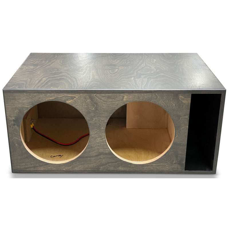 Dual Universal Birch 12" Ported Subwoofer Box 3/4" Tuned To 32Hz