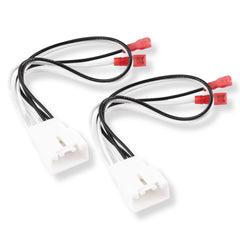 Plug and play Ford Mazda speaker harness adapter. No cutting needed. Perfect for installs or repairing factory speaker connections. Connector image