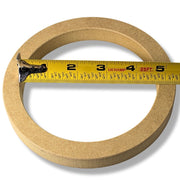 View of inner diameter of Install Bay 5" MDF Speaker Spacer Rings Pair 3/4" Depth SR5