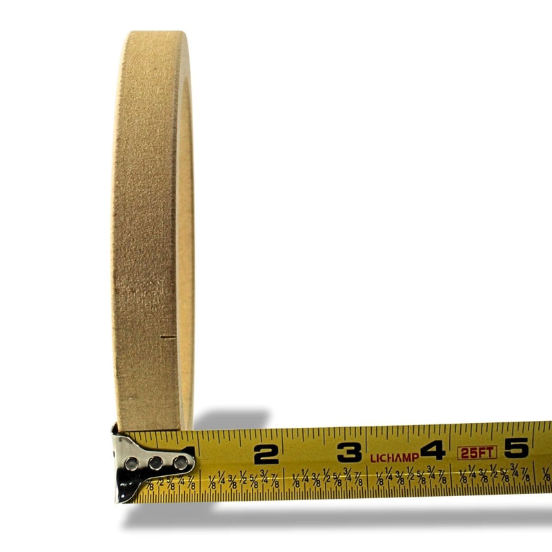 view of depth of Install Bay 5" MDF Speaker Spacer Rings Pair 3/4" Depth SR5