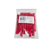 Install Bay RVBC825 | 8 Gauge Red Vinyl Butt Connectors – 25 Pack