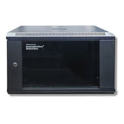top front view of Installation Solution 19" 6U Wall Mount Network Rack Cabinet