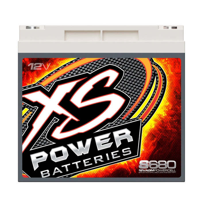 XS Power S680 12 Volt 1000 Max Amp 20 AH AGM Starting Battery