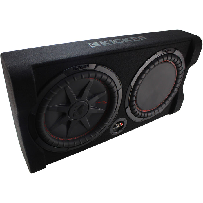 Kicker CompRT 12" 500W RMS 2-Ohm Subwoofer in Down Firing Enclosure / 48TRTP122