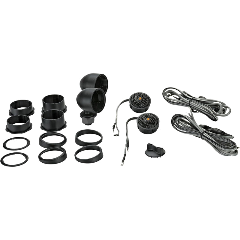 Pair of KS Series 1" 4-Ohm 75 Watt RMS Neo Silk Dome Tweeters Kicker