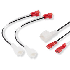 Kia speaker harness adapter 2 pin plug and play. Easy install, no cutting, ideal for speaker upgrades or wiring. connector image