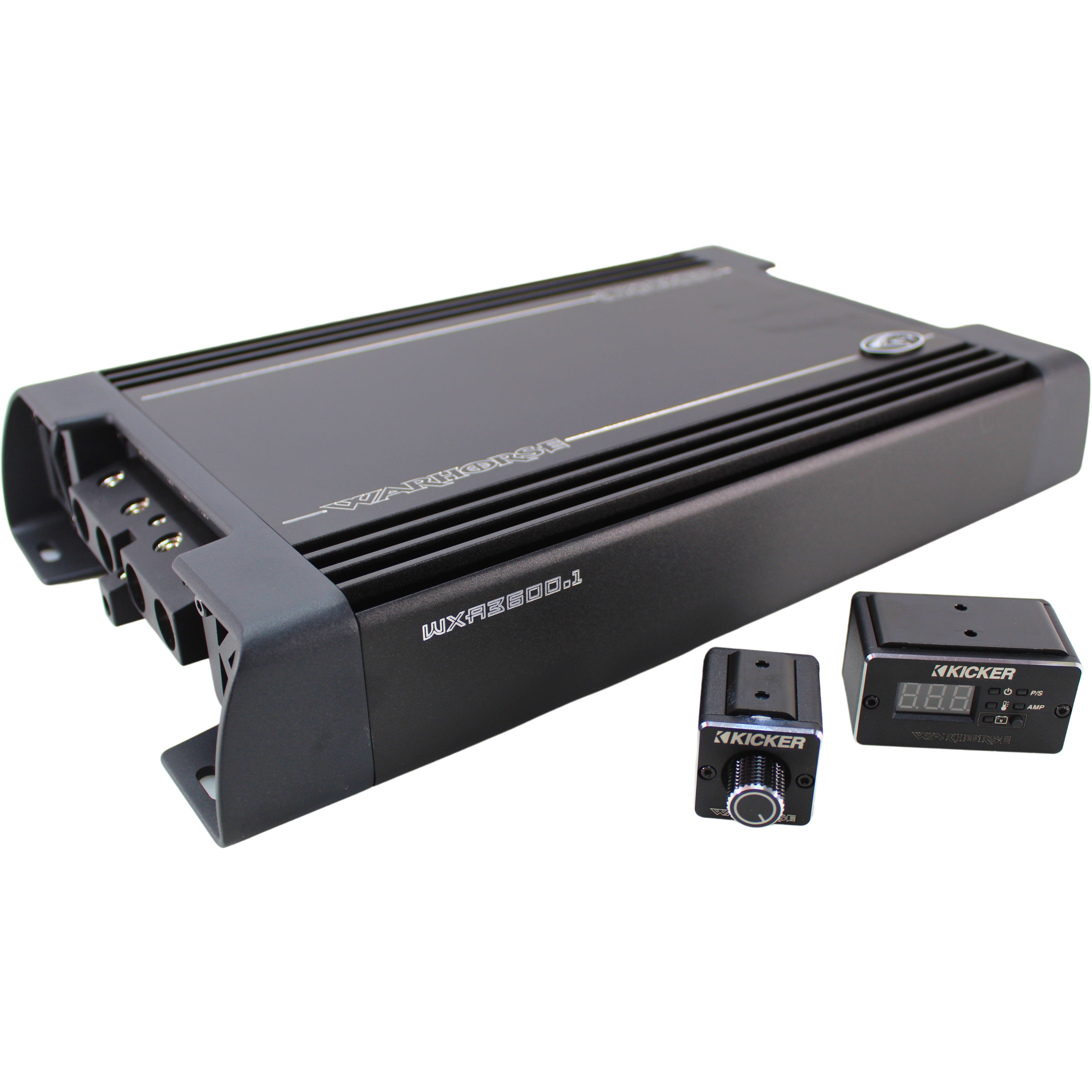 Kicker WARHORSE WXA Series 3600W RMS Monoblock Competition Amplifier /49WXA36001